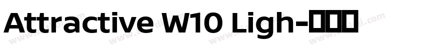 Attractive W10 Ligh字体转换